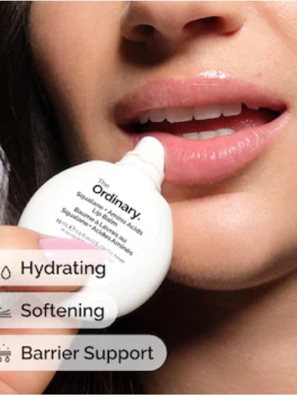 The Ordinary Squalane + Amino Acids Lip Balm 0.5fl.oz./15ml Full Size